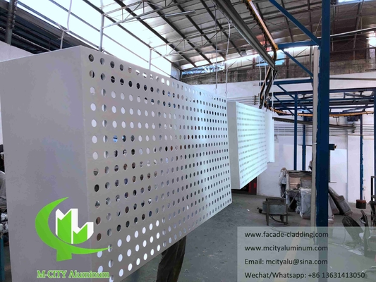 Fabricante de paneles perforados de aluminio para fachadas arquitectónicas exteriores