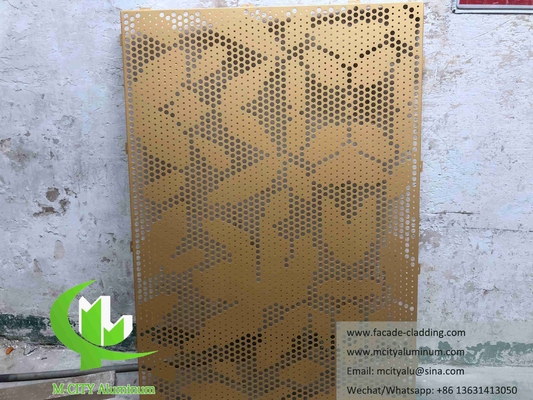 Fabricante de paneles perforados de aluminio para fachadas arquitectónicas exteriores