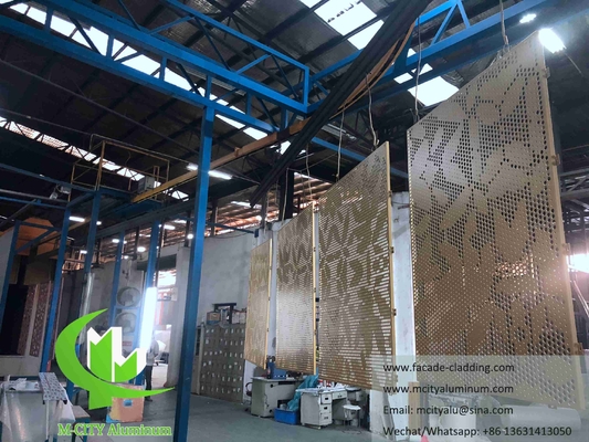 Fabricante de paneles perforados de aluminio para fachadas arquitectónicas exteriores