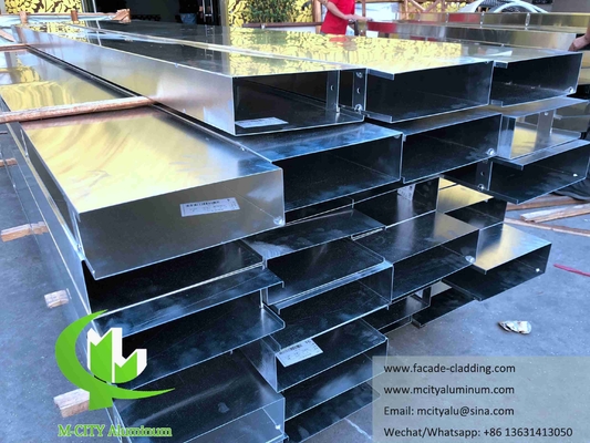 Fabricación de chapa de metal cortada por láser para revestimiento de paredes de fachada de aluminio arquitectónico
