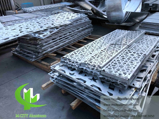 Accesorios para la construcción de edificios con pantalla de metal cortada por láser