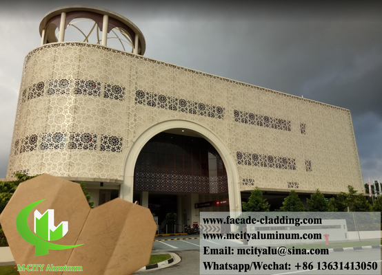Proveedor de revestimiento de aluminio perforado para fachadas de aluminio arquitectónico en China