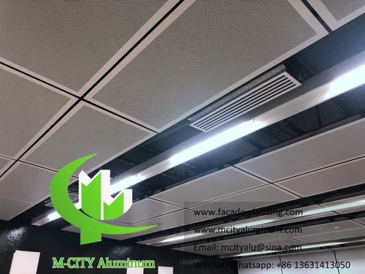 Paneles de pantalla ampliada de malla de aluminio para fachada