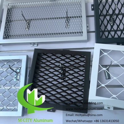 Paneles de pantalla ampliada de malla de aluminio para fachada