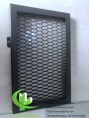 Panel de pantalla de aluminio de malla arquitectónica para fachada