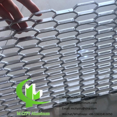 Paneles de pantalla ampliada de malla de aluminio para fachada