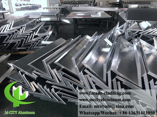 Hojas de metal perforadas para fachadas de decoración de paredes