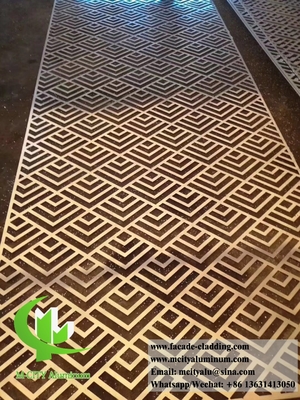 Panel de aluminio 3D para fachada de hotel fabricante de chapas de metal personalizadas