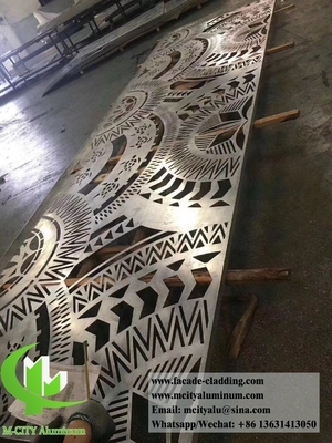 Sistema de fachada de paneles de aluminio de revestimiento de metal con revestimiento de PVDF
