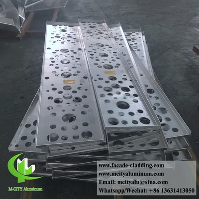 China proveedor Panel de aluminio perforado metálico revestido en polvo para revestimiento exterior de fachada
