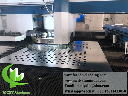 China proveedor Panel de aluminio perforado metálico revestido en polvo para revestimiento exterior de fachada