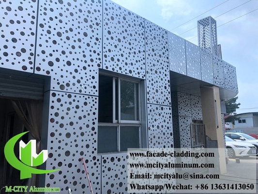 China proveedor Panel de aluminio perforado metálico revestido en polvo para revestimiento exterior de fachada