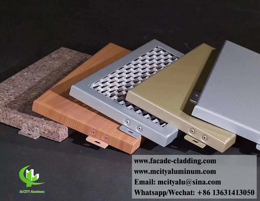 Panel de aluminio 3D para fachada de hotel fabricante de chapas de metal personalizadas