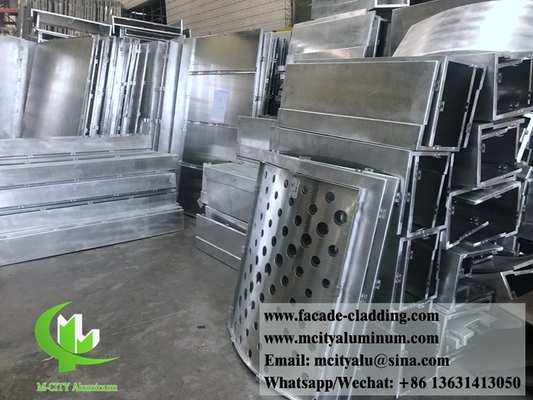 China Fabricante de paneles perforados para revestimiento de fachadas de aluminio arquitectónicas exteriores