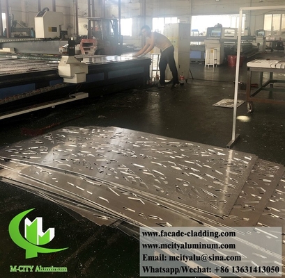 Panel de aluminio sólido de metal arquitectónico para el sistema de fachada externo