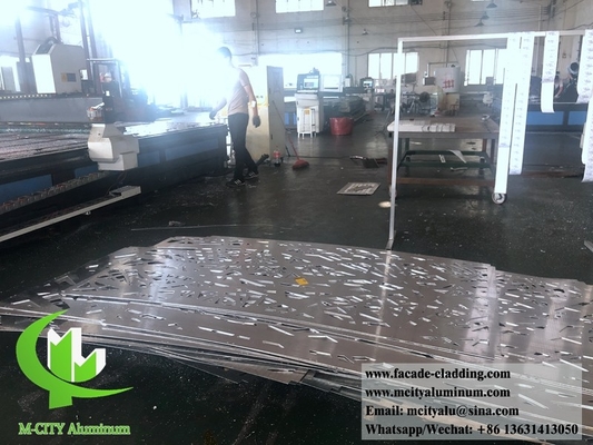 Panel de aluminio sólido de metal arquitectónico para el sistema de fachada externo