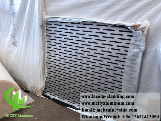 Pulsado de pantalla de patrón decorativo de aluminio material antirruda