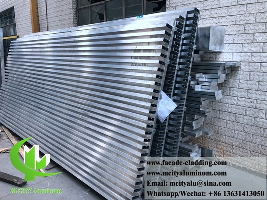 Imitación de ladrillos de metal para revestimiento de paredes de aluminio para revestimiento de paredes para decoración de fachadas