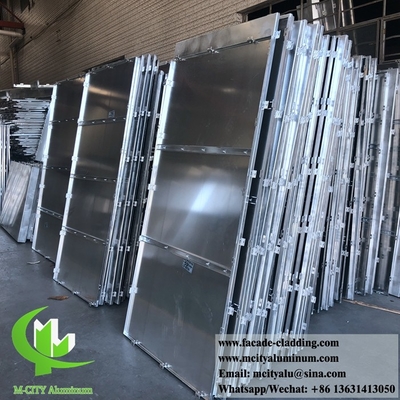 China 3003 3mm panel de aluminio metálico en polvo revestido de aluminio de panel sólido pared de cortina para revestimiento de fachada