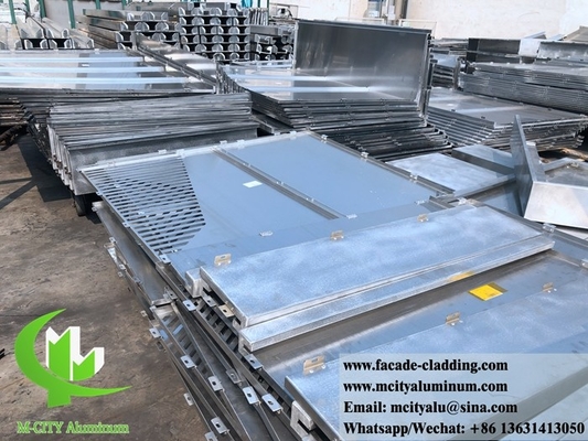 Paneles de aluminio de chapa metálica cortada por láser para sistemas de fachada de revestimiento de paredes de edificios