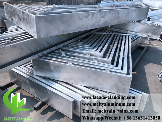 Exterior de fachada de aluminio arquitectónico cortado con láser para revestimiento de paredes de panel de aluminio sólido