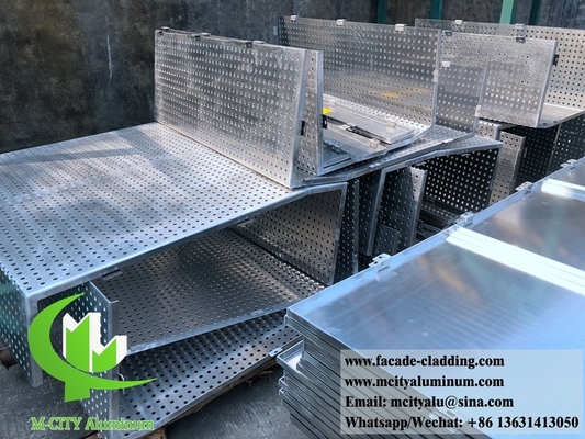 Panel de chapa perforada CNC Revestimiento exterior de fachada de chapa de aluminio para revestimiento exterior de fachada