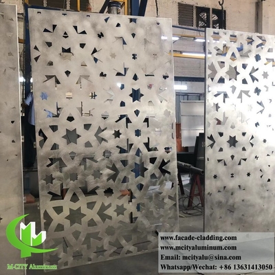 Paneles de aluminio de chapa metálica cortada por láser para sistemas de fachada de revestimiento de paredes de edificios
