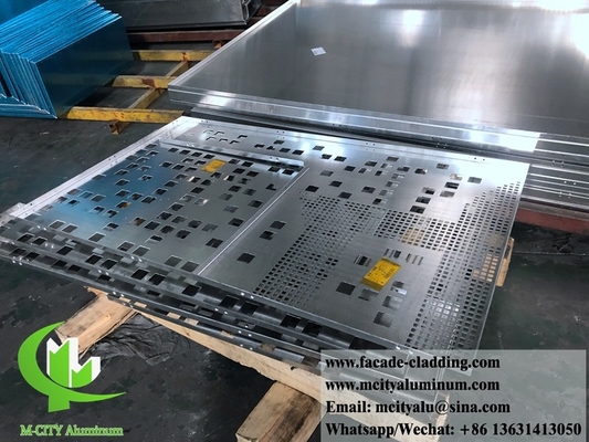 China 3003 3mm panel de aluminio metálico en polvo revestido de aluminio de panel sólido pared de cortina para revestimiento de fachada
