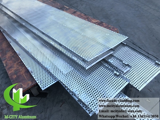 Sistema de revestimiento metálico externo paneles de fachada de aluminio recubiertos en polvo de 3 mm
