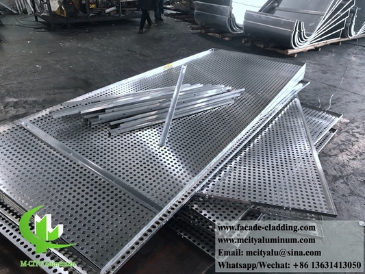 China proveedor de revestimiento metálico de 3 mm panel de aluminio en polvo recubierto de acabado duradero anti-óxido