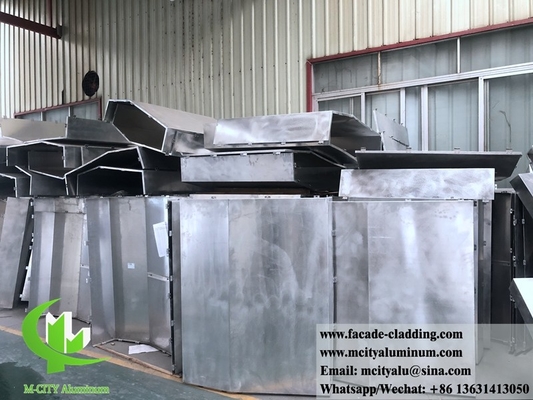 Proveedor de revestimiento metálico de fachada de aluminio de chapa de aluminio para paneles de aluminio sólido para paredes