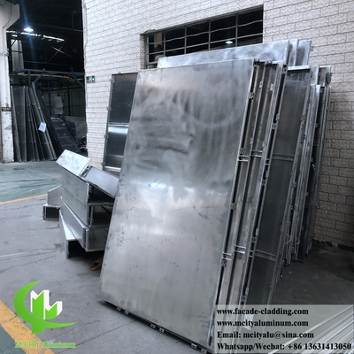 Pared cortina de paneles metálicos de aluminio fluorocarbono perforados de CNC para revestimiento de fachadas