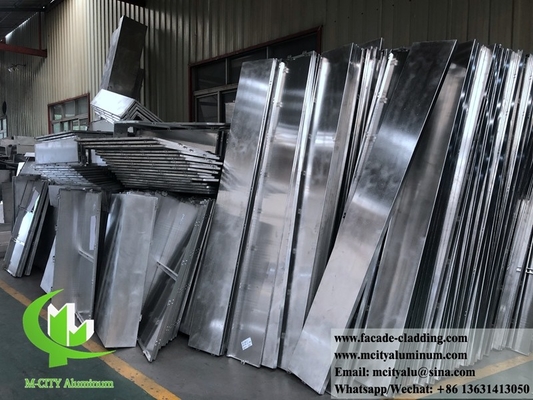 Proveedor de revestimiento metálico de fachada de aluminio de chapa de aluminio para paneles de aluminio sólido para paredes