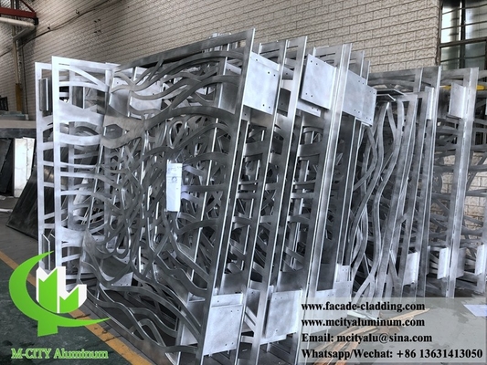 Corte por láser de 10 mm Revestimiento de fachada de paneles de aluminio de chapa metálica para revestimiento exterior de fachada