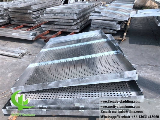 Fabricación de revestimientos metálicos perforados con fachadas de aluminio para revestimientos de paredes exteriores