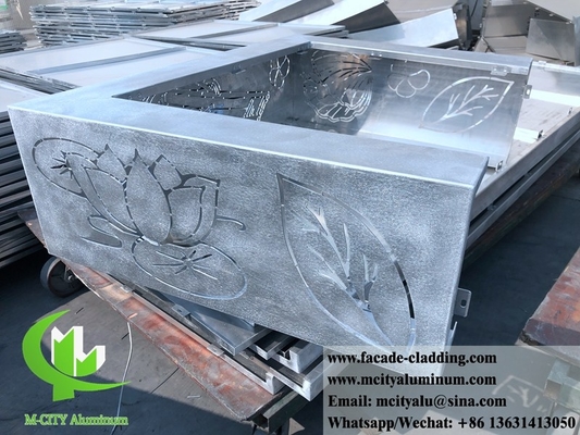 Panel de aluminio sólido de chapa metálica para revestimiento de paredes
