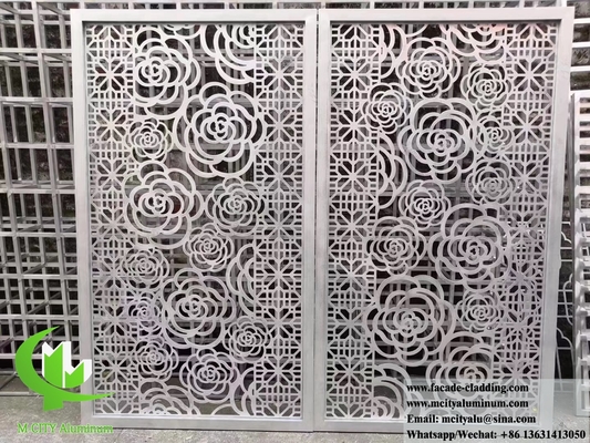 Paneles de aluminio plegados en 3D para fachada de edificios fachada de aluminio de chapa de metal personalizada