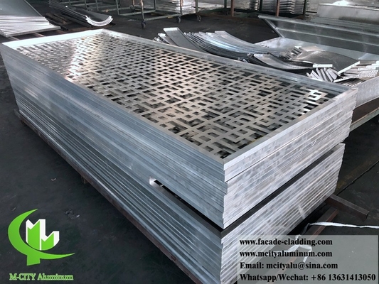 Fabrica de fachadas de revestimiento de aluminio de chapa metálica 3003 material
