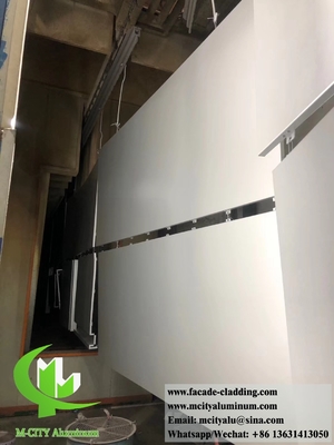China proveedor 3 mm de metal de aluminio paneles de aluminio en polvo revestido fachadas de aluminio