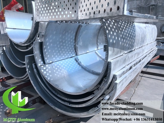 Hojas de metal de aluminio para fachadas de edificios