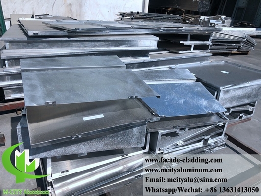 Paneles de revestimiento metálico perforados fachadas metálicas de chapa de aluminio de 3 mm
