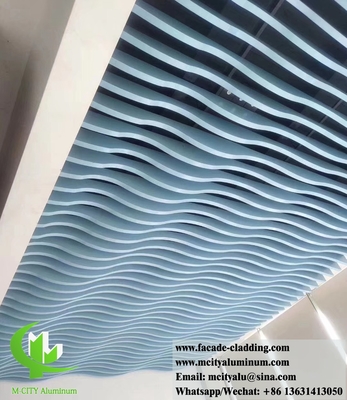 Hojas de metal de aluminio para fachadas de edificios
