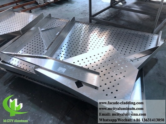 China proveedor 3003 panel de aluminio metálico de 3 mm revestido en polvo de aluminio de panel sólido pared de cortina para revestimiento de fachada