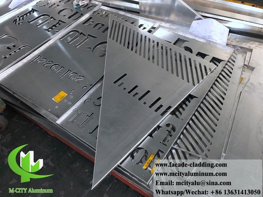 China proveedor 3003 panel de aluminio metálico de 3 mm revestido en polvo de aluminio de panel sólido pared de cortina para revestimiento de fachada