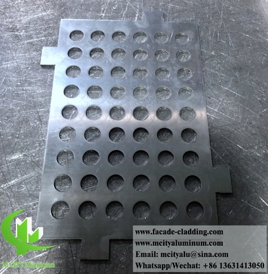 Hojas de metal de aluminio para fachadas de edificios