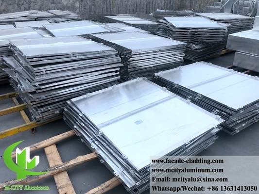 Pantalla de aluminio perforada por CNC Revestimiento de fachada de paneles de aluminio de chapa metálica de 4 mm