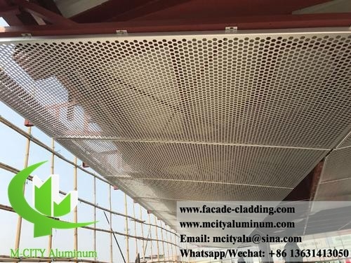 Panel de aluminio para fachadas de edificios de aluminio metálico personalizado 3 mm