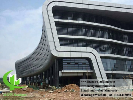 Hojas de metal de aluminio para fachadas de edificios