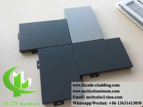 Panel de aluminio para fachadas de edificios de aluminio metálico personalizado 3 mm
