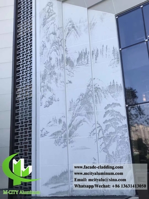 Fabricación de revestimientos de aluminio para fachadas metálicas perforadas